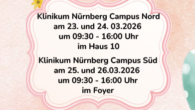 Einladung Oster Infostand - Klinikum Nürnberg