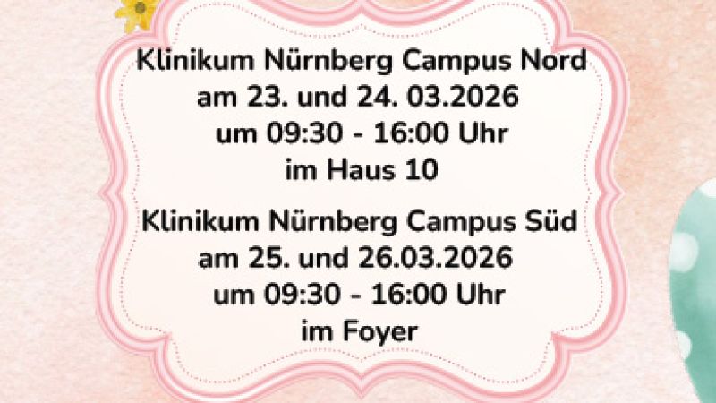 Einladung Oster Infostand - Klinikum Nürnberg